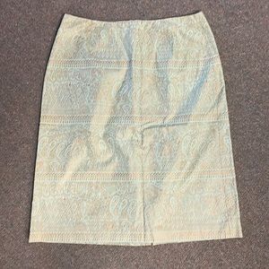 J. Crew Light Tan A-Line Skirt